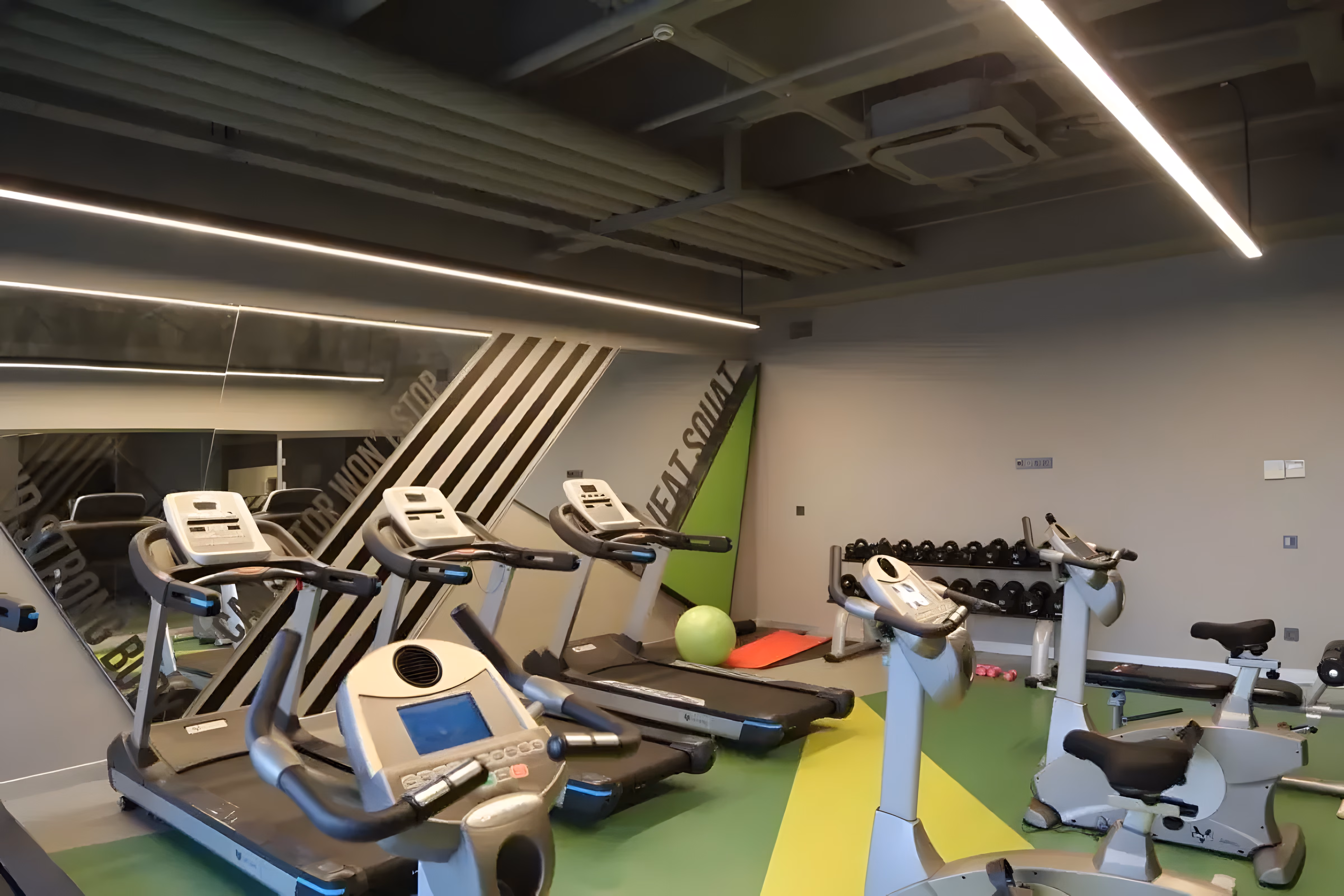 Yeni Nesil Kız Öğrenci Yurdu spor salonu